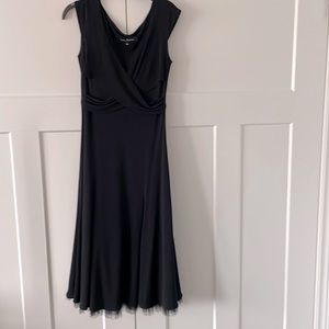 Formal black gown. Canadian designer Lida Baday